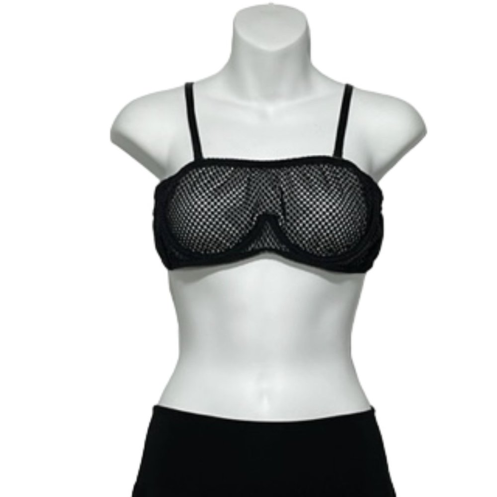 GOOSEBERRY INTIMATES 'Sweet Nothings' Black Bra Size M NWT